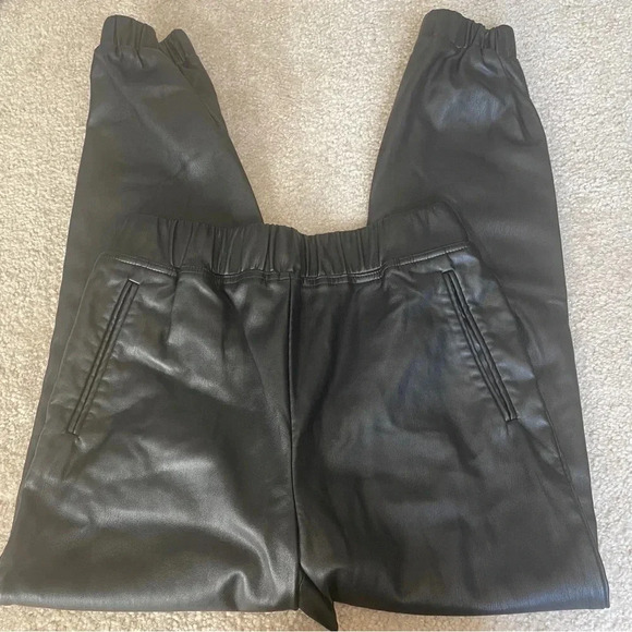 INC Faux Leather Joggers - Picture 5 of 7